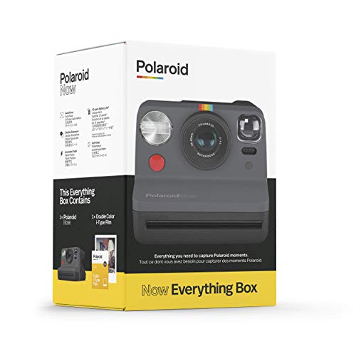 Polaroid Instant Camera and Film Bundle - Everything Box Black