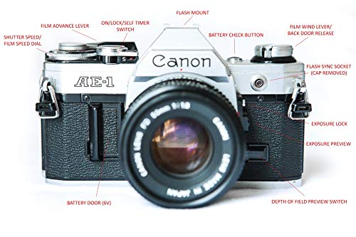 Canon AE-1 Film Camera with 50mm Lens