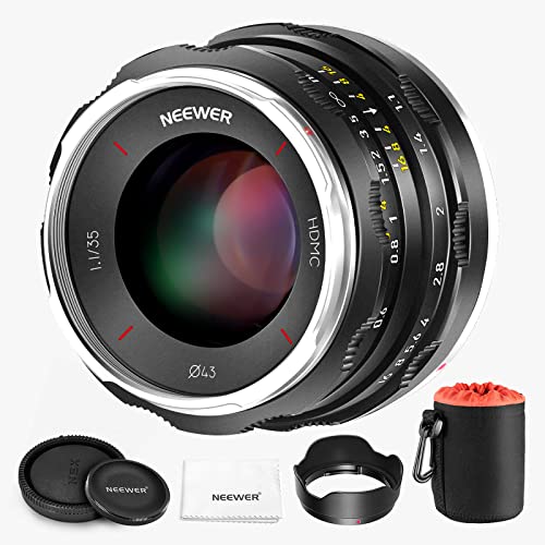NEEWER 35mm f1.1 Prime Lens for Sony E Mount Cameras