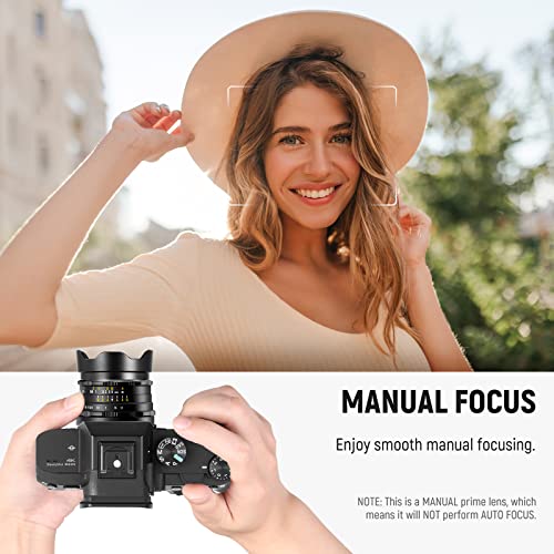 NEEWER 35mm f1.1 Prime Lens for Sony E Mount Cameras