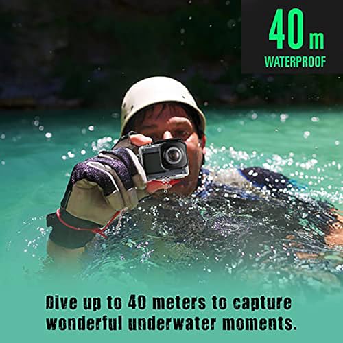 Ultra HD 4K Action Camera with External Microphone