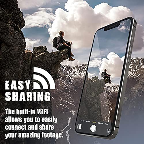 Ultra HD 4K Action Camera with External Microphone