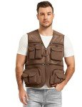 Flygo Men's Summer Outdoor Photography Vest