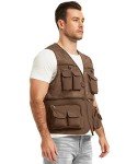Flygo Men's Summer Outdoor Photography Vest