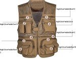 Flygo Men's Summer Outdoor Photography Vest
