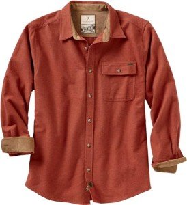 Men's Legendary Whitetails Flannel Button-Down Shirt