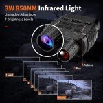 Gthunder HD Night Vision Binoculars with 4X Zoom