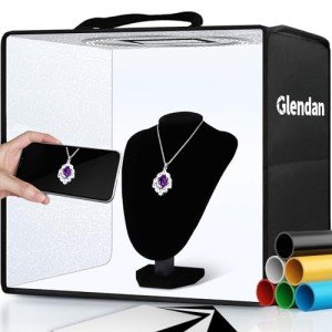 Glendan Portable Photo Studio Light Box Kit