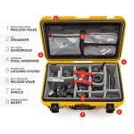 Nanuk 935 Waterproof Carry-On Photo Kit - Yellow