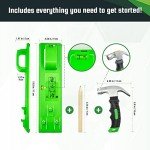 Complete Picture Hanging Kit with Hooks & Hammer