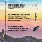 Glide Gear TST 20 Video Tripod Stand - 20' Tall