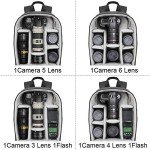 CADeN Waterproof Camera Backpack for DSLRs and Accessories