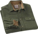 Men's Army Buck Camp Flannel Shirt - Large