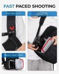 BAGSMART Waterproof DSLR Camera Backpack with Laptop Compartment