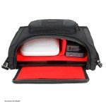 USA Gear Portable Photo Printer Messenger Bag - Red