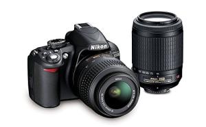 Nikon D3200 DSLR Camera with 2 Zoom Lenses