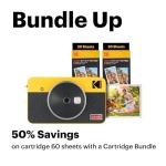 KODAK Mini Shot 2 Retro 4PASS Camera Printer Bundle