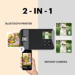KODAK Mini Shot 2 Retro 4PASS Camera Printer Bundle
