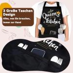 Funny Cooking Apron with Pockets for Bakers