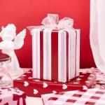 Valentine's Day Heart Wrapping Paper Sheets - 6 Pack