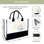 Bride Gift Set with Robe, Tote, and Accessories