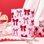 Valentine's Day Heart Wrapping Paper Sheets - 6 Pack
