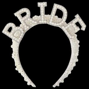 Pearl Bride Headband for Bachelorette Parties