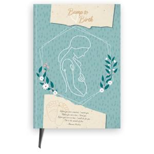 Teal Pregnancy Journal & Diary for Expectant Moms