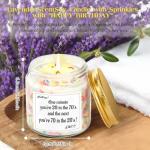 70th Birthday Lavender Soy Wax Candle Gift