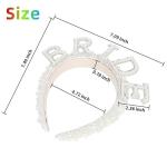 Pearl Bride Headband for Bachelorette Parties