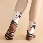 Funny Cat Socks for Women - 5 Pairs