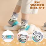 Funny Cat Socks for Women - 5 Pairs