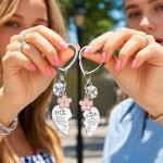 Mother-Daughter Keychain Set - Perfect Gift Idea