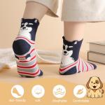 Funny Cat Socks for Women - 5 Pairs