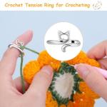 Adjustable Crochet Rings - Perfect Gift for Crafters