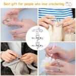 Adjustable Crochet Rings - Perfect Gift for Crafters