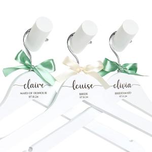 Custom Wedding Hangers - Personalized Bridesmaid Gifts