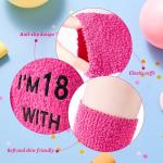 Funny Fluffy Socks for 80th Birthday Gifts