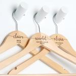Custom Wedding Hangers - Personalized Bridesmaid Gifts