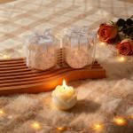 30 Mini Rose Shaped Tealight Candles Set