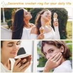 Adjustable Crochet Rings - Perfect Gift for Crafters