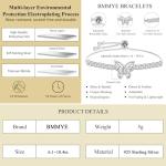 Silver Heart Bracelet with Cubic Zirconia for Women