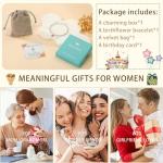 Silver Birth Flower Bracelet for February Birthdays