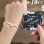 Silver Heart Bracelet with Cubic Zirconia for Women