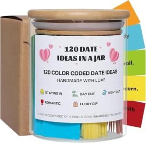120 Fun Date Ideas in a Jar for Couples