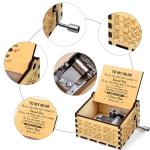 Unique Hand Crank Music Box for Mom
