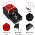 Eternal Rose with Love Necklace Gift Set