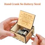Unique Hand Crank Music Box for Mom