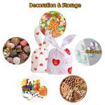 100 Valentine's Day Treat Bags with Heart Designs