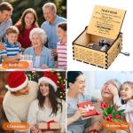 Unique Hand Crank Music Box for Mom